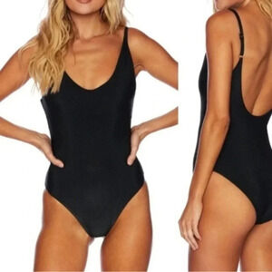 Beach Riot Reese Black One piece swimsuit Large B2003